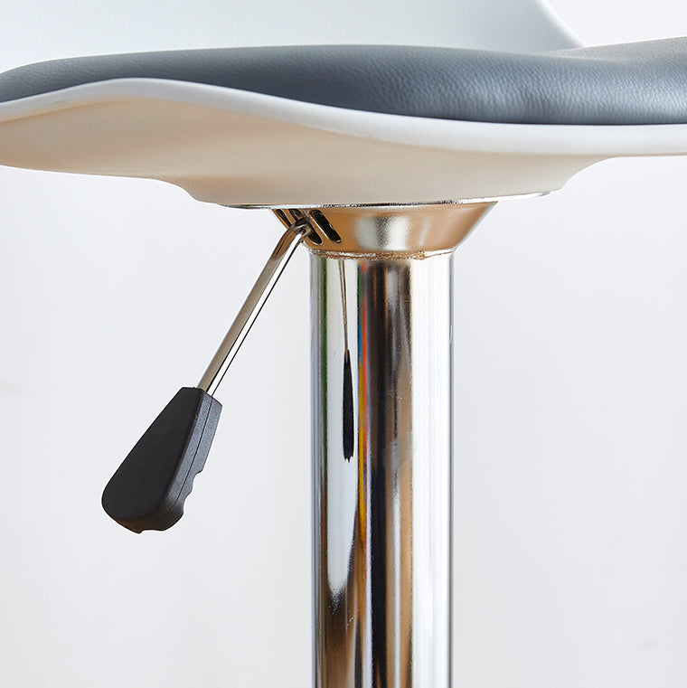Contemporary Bar-stool Liftable Counter Bar Stool with Metal Legs Clearhalo 'Bar Furniture' 'Bar Stools' 'bar_stools' 'Furniture' 'furniture_bar_stools' 'Kitchen & Dining Furniture' 4977115
