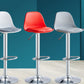 Contemporary Liftable Bar-stool Plastic Counter Bar Stool with Metal Legs Clearhalo 'Bar Furniture' 'Bar Stools' 'bar_stools' 'furn' 'furn_bar_stools' 'Furniture' 'furniture_bar_stools' 'Kitchen & Dining Furniture' 4977138
