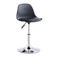 Contemporary Liftable Bar-stool Plastic Counter Bar Stool with Metal Legs Black 1 Piece Short Stool(14"H) Clearhalo 'Bar Furniture' 'Bar Stools' 'bar_stools' 'furn' 'furn_bar_stools' 'Furniture' 'furniture_bar_stools' 'Kitchen & Dining Furniture' 4977155