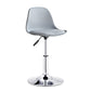 Contemporary Liftable Bar-stool Plastic Counter Bar Stool with Metal Legs Grey 1 Piece Short Stool(14"H) Clearhalo 'Bar Furniture' 'Bar Stools' 'bar_stools' 'furn' 'furn_bar_stools' 'Furniture' 'furniture_bar_stools' 'Kitchen & Dining Furniture' 4977165