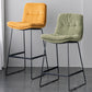 Scandinavian Armless Beauty Salon Stool Matte Finish Upholstered Bar Stools Clearhalo 'Bar Furniture' 'Bar Stools' 'bar_stools' 'furn' 'furn_bar_stools' 'Furniture' 'furniture_bar_stools' 'Kitchen & Dining Furniture' 4977170