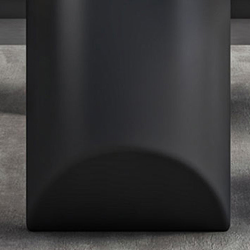 Modern 1/2/5/7 Pieces Dining Set Sintered Stone Dining Table with Leather Chairs Clearhalo 'Dining Room Sets' 'Dining Tables & Seating' 'dining_room_set' 'furn' 'furn_dining_room_set' 'Furniture' 'furniture_dining_room_set' 'Kitchen & Dining Furniture' 4977524