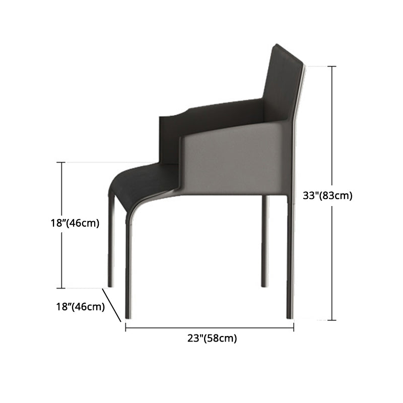 Designer Style 1/2/3 Pieces Dining Set Sintered Stone Dining Table with Leather Chairs Clearhalo 'Dining Room Sets' 'Dining Tables & Seating' 'dining_room_set' 'furn' 'furn_dining_room_set' 'Furniture' 'furniture_dining_room_set' 'Kitchen & Dining Furniture' 4977551