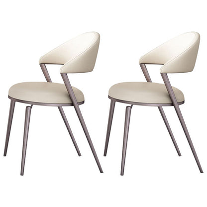 1/2/5/7 Pcs Dining Table Set with Sintered Stone Top Dining Table Set with Chair 2 White Chairs Clearhalo 'Dining Room Sets' 'Dining Tables & Seating' 'dining_room_set' 'furn' 'furn_dining_room_set' 'Furniture' 'furniture_dining_room_set' 'Kitchen & Dining Furniture' 4977577