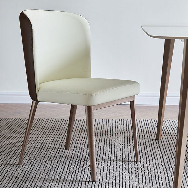 Nordic Dining Set 1/4/5 Pieces Sintered Stone Dining Table with Leather Chairs Clearhalo 'Dining Room Sets' 'Dining Tables & Seating' 'dining_room_set' 'furn' 'furn_dining_room_set' 'Furniture' 'furniture_dining_room_set' 'Kitchen & Dining Furniture' 4977622