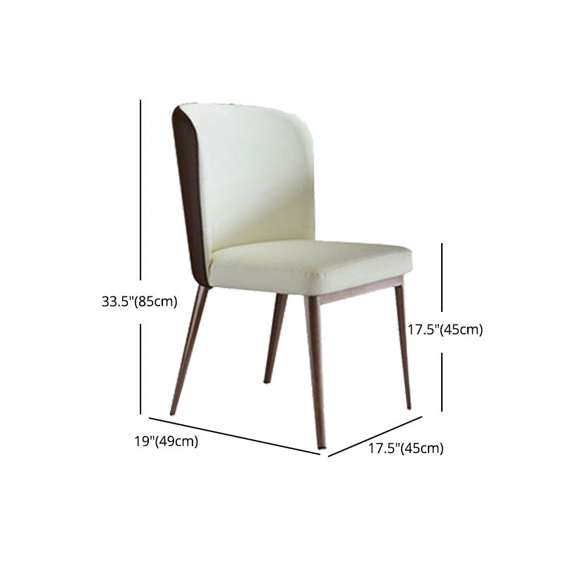 Nordic Dining Set 1/4/5 Pieces Sintered Stone Dining Table with Leather Chairs Clearhalo 'Dining Room Sets' 'Dining Tables & Seating' 'dining_room_set' 'furn' 'furn_dining_room_set' 'Furniture' 'furniture_dining_room_set' 'Kitchen & Dining Furniture' 4977623
