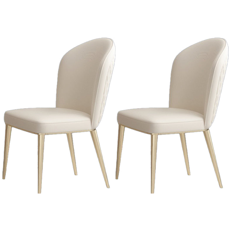 Designer Style 1/2/4/5/6/9 Pieces Dining Set Sintered Stone Dining Table Set 2 White Chairs Clearhalo 'Dining Room Sets' 'Dining Tables & Seating' 'dining_room_set' 'furn' 'furn_dining_room_set' 'Furniture' 'furniture_dining_room_set' 'Kitchen & Dining Furniture' 4977653