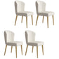 Luxury 1/4/5/6/7 Pieces Dining Set Sintered Stone Dining Table with Leather Chairs 4 White Chairs Clearhalo 'Dining Room Sets' 'Dining Tables & Seating' 'dining_room_set' 'furn' 'furn_dining_room_set' 'Furniture' 'furniture_dining_room_set' 'Kitchen & Dining Furniture' 4977670