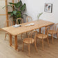 Modern 1/2/5/7 Pieces Dining Set Solid Wood Dining Table Set for Dining Areas 7 Pieces: Table, 6 Chairs Clearhalo 'Dining Room Sets' 'Dining Tables & Seating' 'dining_room_set' 'furn' 'furn_dining_room_set' 'Furniture' 'furniture_dining_room_set' 'Kitchen & Dining Furniture' 4977722
