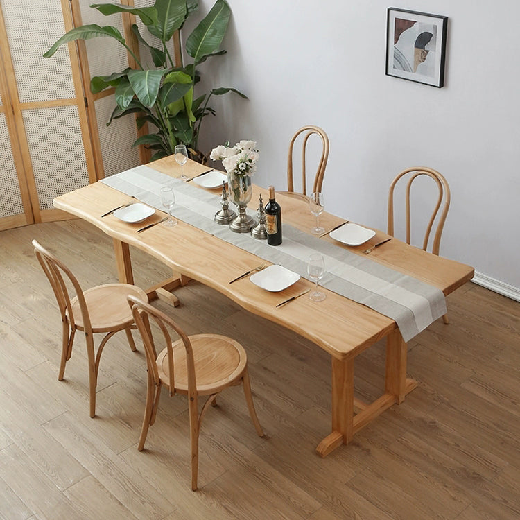 Modern 1/2/5/7 Pieces Dining Set Solid Wood Dining Table Set for Dining Areas Clearhalo 'Dining Room Sets' 'Dining Tables & Seating' 'dining_room_set' 'furn' 'furn_dining_room_set' 'Furniture' 'furniture_dining_room_set' 'Kitchen & Dining Furniture' 4977723