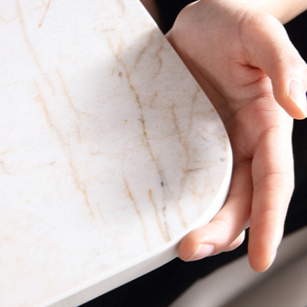 Modern Style 1/2/5/6 Pieces Dining Set Sintered Stone Dining Table with Chairs Clearhalo 'Dining Room Sets' 'Dining Tables & Seating' 'dining_room_set' 'furn' 'furn_dining_room_set' 'Furniture' 'furniture_dining_room_set' 'Kitchen & Dining Furniture' 4977748