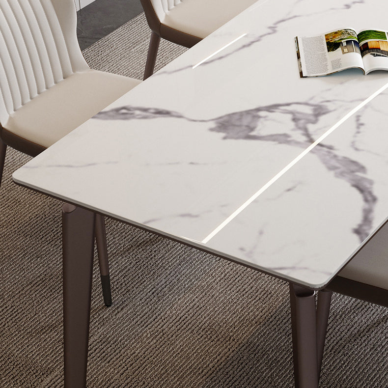 Modern 1/3/4/5/6 Pcs Dining Chairs Set Sintered Stone Dining Room Set Clearhalo 'Dining Room Sets' 'Dining Tables & Seating' 'dining_room_set' 'furn' 'furn_dining_room_set' 'Furniture' 'furniture_dining_room_set' 'Kitchen & Dining Furniture' 4977816