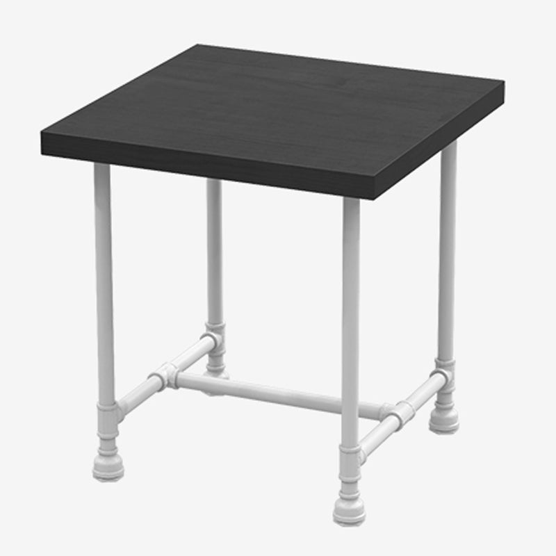 Industrial Style Dining Table Solid Wood Dining Table with Trestle Base Clearhalo 'Dining Tables & Seating' 'Dining Tables' 'dining_table' 'furn' 'furn_dining_table' 'Furniture' 'furniture_dining_table' 'Kitchen & Dining Furniture' 'kitchen' 'kitchen_dining_table' 4977873