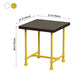 Industrial Style Dining Table Solid Wood Dining Table with Trestle Base Clearhalo 'Dining Tables & Seating' 'Dining Tables' 'dining_table' 'furn' 'furn_dining_table' 'Furniture' 'furniture_dining_table' 'Kitchen & Dining Furniture' 'kitchen' 'kitchen_dining_table' 4977880