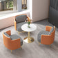 Luxury Sintered Stone Top Dining Table Round Table with Gold Metal Pedestal Clearhalo 'Dining Tables & Seating' 'Dining Tables' 'dining_table' 'furn' 'furn_dining_table' 'Furniture' 'furniture_dining_table' 'Kitchen & Dining Furniture' 'kitchen' 'kitchen_dining_table' 4977892