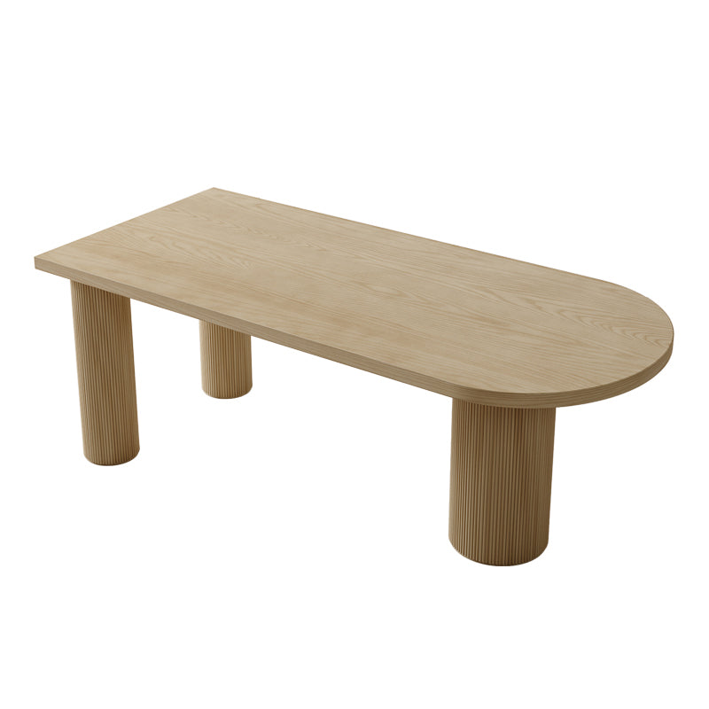 Irregular Shape Pine Wood Table for Restaurant Nature Island Table with 3 Legs Clearhalo 'Dining Tables & Seating' 'Dining Tables' 'dining_table' 'furn' 'furn_dining_table' 'Furniture' 'furniture_dining_table' 'Kitchen & Dining Furniture' 'kitchen' 'kitchen_dining_table' 4977903