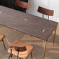 Traditional Luxury Dining Table Rectangle Solid Wood Dining Table with Metal Base Clearhalo 'Dining Tables & Seating' 'Dining Tables' 'dining_table' 'furn' 'furn_dining_table' 'Furniture' 'furniture_dining_table' 'Kitchen & Dining Furniture' 'kitchen' 'kitchen_dining_table' 4977919