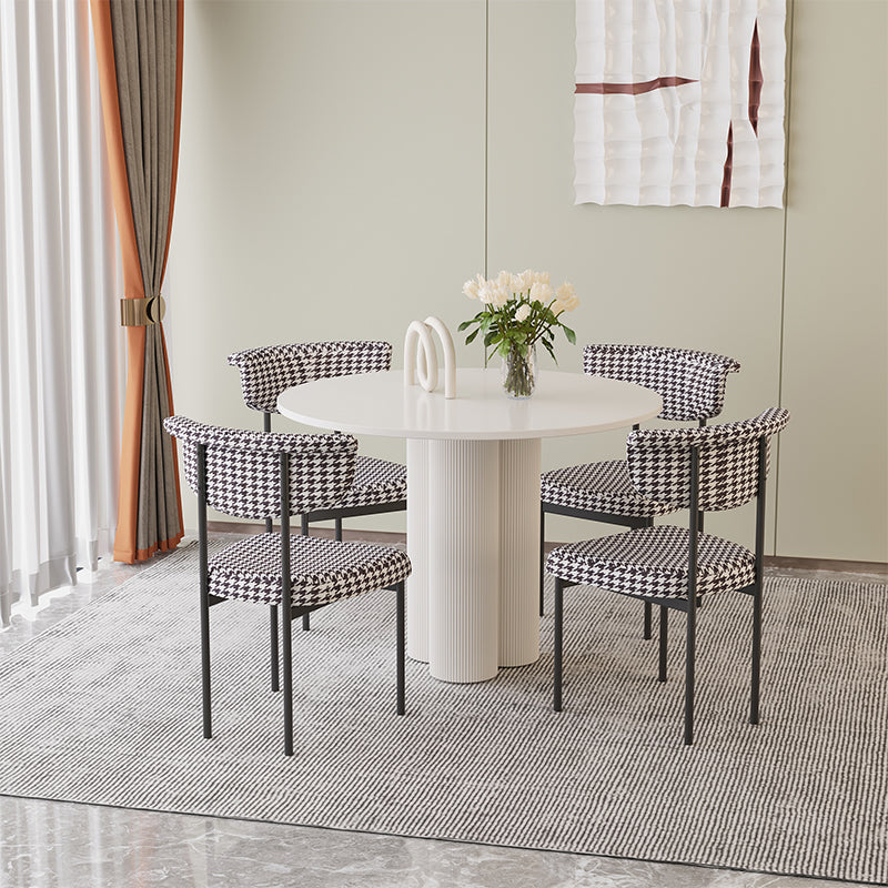 Modern Upholstered Side Chair Open Back Dining Room Chair for Indoor Clearhalo 'Dining Chairs' 'Dining Tables & Seating' 'dining_chair' 'furn' 'furn_dining_chair' 'Furniture' 'furniture_dining_chair' 'Kitchen & Dining Furniture' 4978309