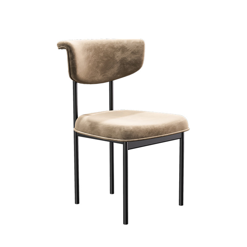 Modern Upholstered Side Chair Open Back Dining Room Chair for Indoor Clearhalo 'Dining Chairs' 'Dining Tables & Seating' 'dining_chair' 'furn' 'furn_dining_chair' 'Furniture' 'furniture_dining_chair' 'Kitchen & Dining Furniture' 4978313