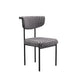 Modern Upholstered Side Chair Open Back Dining Room Chair for Indoor Black White 1 Piece Clearhalo 'Dining Chairs' 'Dining Tables & Seating' 'dining_chair' 'furn' 'furn_dining_chair' 'Furniture' 'furniture_dining_chair' 'Kitchen & Dining Furniture' 4978326