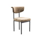 Modern Upholstered Side Chair Open Back Dining Room Chair for Indoor Brown 1 Piece Clearhalo 'Dining Chairs' 'Dining Tables & Seating' 'dining_chair' 'furn' 'furn_dining_chair' 'Furniture' 'furniture_dining_chair' 'Kitchen & Dining Furniture' 4978329