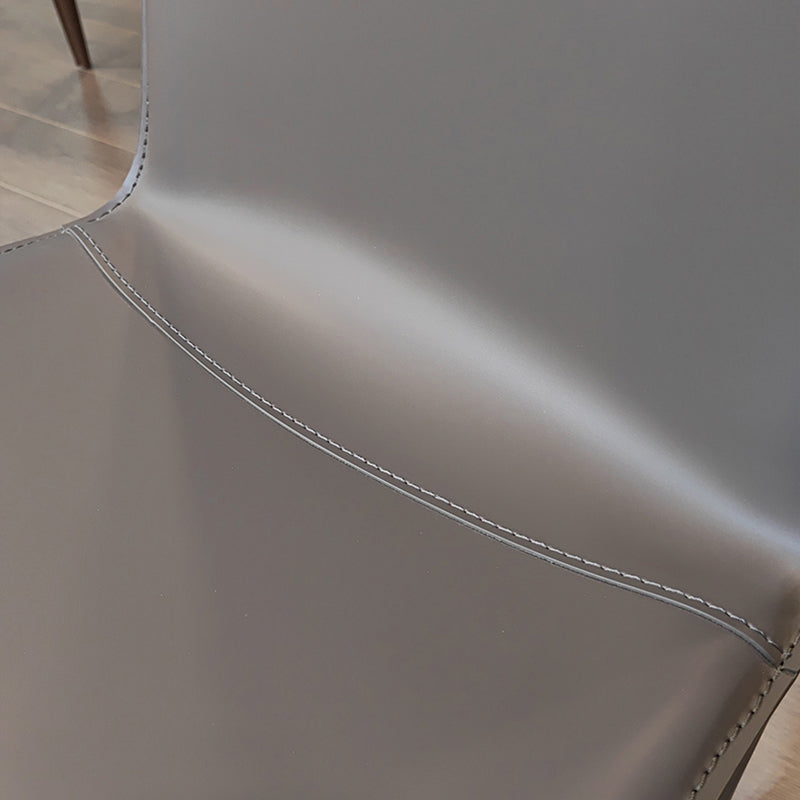 Glam Dining Room Side Chairs Leather Armless Dining Chairs for Home Clearhalo 'Dining Chairs' 'Dining Tables & Seating' 'dining_chair' 'furn' 'furn_dining_chair' 'Furniture' 'furniture_dining_chair' 'Kitchen & Dining Furniture' 4978376