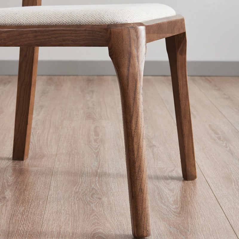 Armless Dining Chairs Modern Ash Wood Side Chairs for Dining Room Clearhalo 'Dining Chairs' 'Dining Tables & Seating' 'dining_chair' 'furn' 'furn_dining_chair' 'Furniture' 'furniture_dining_chair' 'Kitchen & Dining Furniture' 4978411