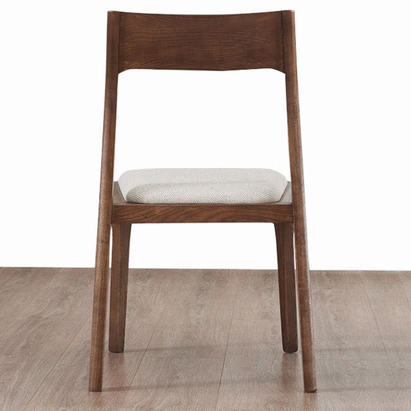 Armless Dining Chairs Modern Ash Wood Side Chairs for Dining Room Clearhalo 'Dining Chairs' 'Dining Tables & Seating' 'dining_chair' 'furn' 'furn_dining_chair' 'Furniture' 'furniture_dining_chair' 'Kitchen & Dining Furniture' 4978416