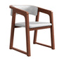 Modern Style Dining Chairs Solid Wood Side Chairs for Dining Room Walnut With Arms 1 Piece Clearhalo 'Dining Chairs' 'Dining Tables & Seating' 'dining_chair' 'furn' 'furn_dining_chair' 'Furniture' 'furniture_dining_chair' 'Kitchen & Dining Furniture' 4978498
