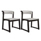 Modern Style Dining Chairs Solid Wood Side Chairs for Dining Room Black Armless 2 Piece Set Clearhalo 'Dining Chairs' 'Dining Tables & Seating' 'dining_chair' 'furn' 'furn_dining_chair' 'Furniture' 'furniture_dining_chair' 'Kitchen & Dining Furniture' 4978505