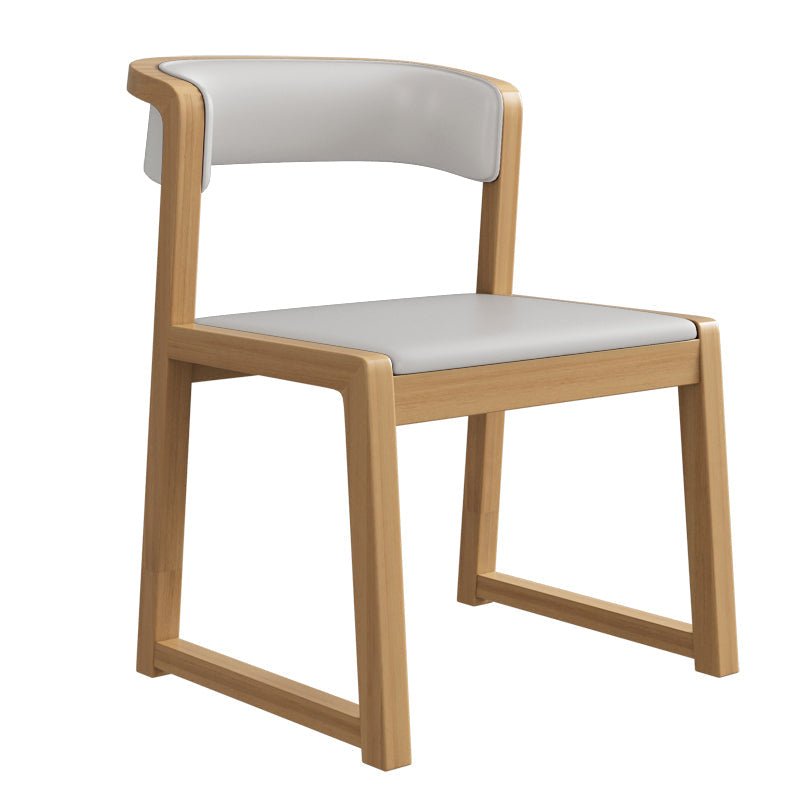 Modern Style Dining Chairs Solid Wood Side Chairs for Dining Room Wood Armless 1 Piece Clearhalo 'Dining Chairs' 'Dining Tables & Seating' 'dining_chair' 'furn' 'furn_dining_chair' 'Furniture' 'furniture_dining_chair' 'Kitchen & Dining Furniture' 4978509