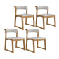 Modern Style Dining Chairs Solid Wood Side Chairs for Dining Room Wood Armless 4 Piece Set Clearhalo 'Dining Chairs' 'Dining Tables & Seating' 'dining_chair' 'furn' 'furn_dining_chair' 'Furniture' 'furniture_dining_chair' 'Kitchen & Dining Furniture' 4978512