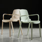 Modern Plastic Contemporary Kitchen Chair Arm Solid Back Dining Room Chair Clearhalo 'Dining Chairs' 'Dining Tables & Seating' 'dining_chair' 'furn' 'furn_dining_chair' 'Furniture' 'furniture_dining_chair' 'Kitchen & Dining Furniture' 4978538