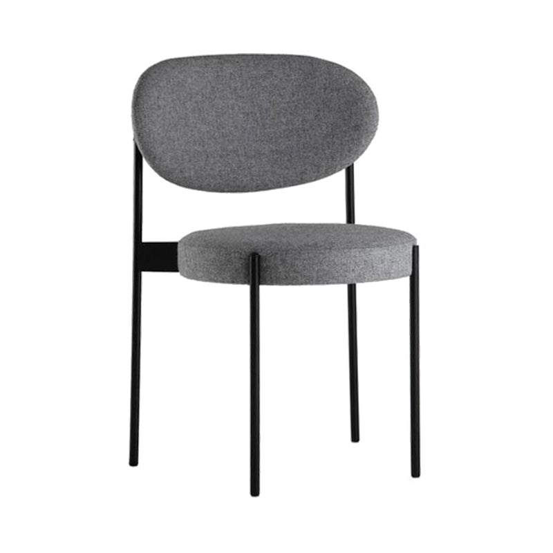 Modern Style Side Chair Open Back Armless Dining Chair for Home Grey 1 Piece Clearhalo 'Dining Chairs' 'Dining Tables & Seating' 'dining_chair' 'furn' 'furn_dining_chair' 'Furniture' 'furniture_dining_chair' 'Kitchen & Dining Furniture' 4978568