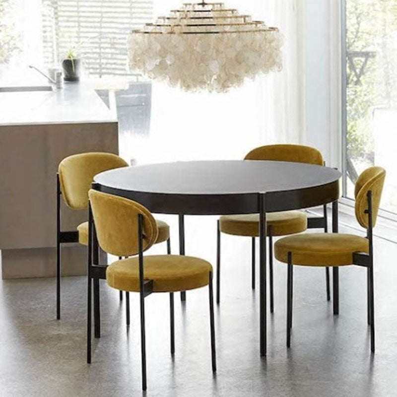 Modern Style Side Chair Open Back Armless Dining Chair for Home Clearhalo 'Dining Chairs' 'Dining Tables & Seating' 'dining_chair' 'furn' 'furn_dining_chair' 'Furniture' 'furniture_dining_chair' 'Kitchen & Dining Furniture' 4978574