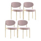 Modern Style Side Chair Open Back Armless Dining Chair for Home Pink 4 Piece Set Clearhalo 'Dining Chairs' 'Dining Tables & Seating' 'dining_chair' 'furn' 'furn_dining_chair' 'Furniture' 'furniture_dining_chair' 'Kitchen & Dining Furniture' 4978583