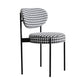 Modern Style Side Chair Open Back Armless Dining Chair for Home Black White 1 Piece Clearhalo 'Dining Chairs' 'Dining Tables & Seating' 'dining_chair' 'furn' 'furn_dining_chair' 'Furniture' 'furniture_dining_chair' 'Kitchen & Dining Furniture' 4978596
