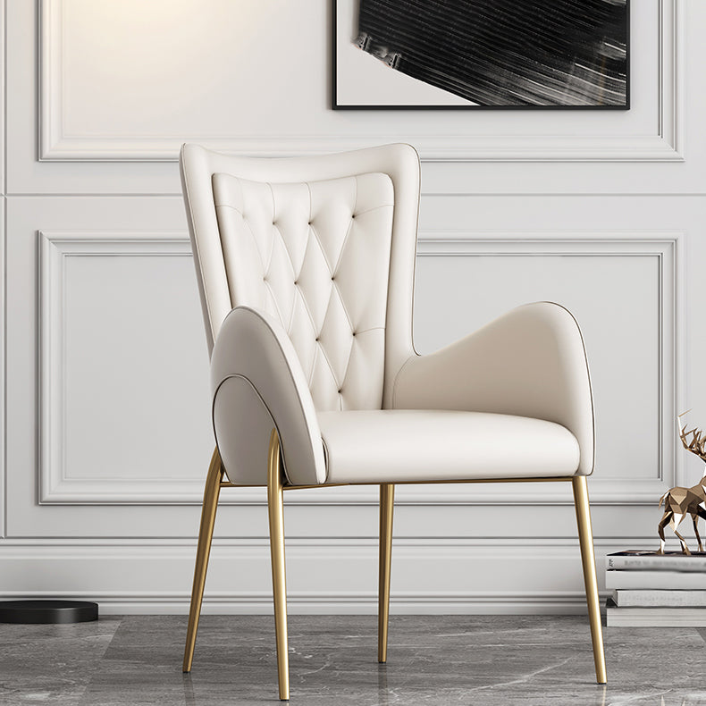 Glam Style Dining Arm Chair Upholstered Dining Chair for Dining Room Clearhalo 'Dining Chairs' 'Dining Tables & Seating' 'dining_chair' 'furn' 'furn_dining_chair' 'Furniture' 'furniture_dining_chair' 'Kitchen & Dining Furniture' 4978666