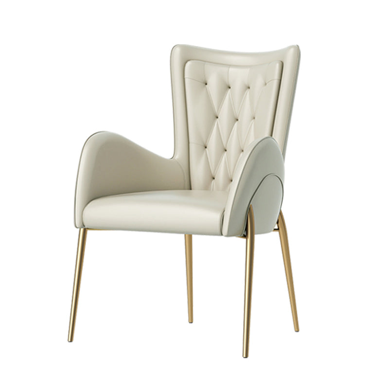 Glam Style Dining Arm Chair Upholstered Dining Chair for Dining Room Clearhalo 'Dining Chairs' 'Dining Tables & Seating' 'dining_chair' 'furn' 'furn_dining_chair' 'Furniture' 'furniture_dining_chair' 'Kitchen & Dining Furniture' 4978670