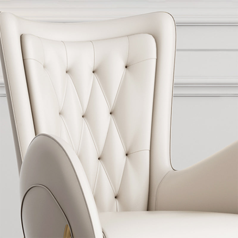 Glam Style Dining Arm Chair Upholstered Dining Chair for Dining Room Clearhalo 'Dining Chairs' 'Dining Tables & Seating' 'dining_chair' 'furn' 'furn_dining_chair' 'Furniture' 'furniture_dining_chair' 'Kitchen & Dining Furniture' 4978673