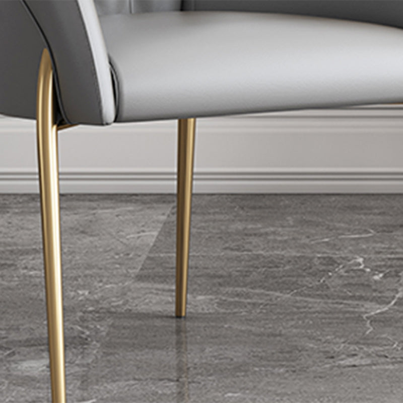 Glam Style Dining Arm Chair Upholstered Dining Chair for Dining Room Clearhalo 'Dining Chairs' 'Dining Tables & Seating' 'dining_chair' 'furn' 'furn_dining_chair' 'Furniture' 'furniture_dining_chair' 'Kitchen & Dining Furniture' 4978677