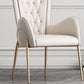 Glam Style Dining Arm Chair Upholstered Dining Chair for Dining Room Clearhalo 'Dining Chairs' 'Dining Tables & Seating' 'dining_chair' 'furn' 'furn_dining_chair' 'Furniture' 'furniture_dining_chair' 'Kitchen & Dining Furniture' 4978679
