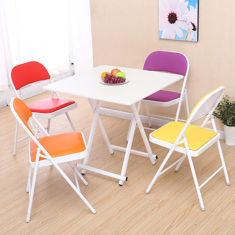 Modern Style Side Chair Open Back Folding Indoor Dining Chair Clearhalo 'Dining Chairs' 'Dining Tables & Seating' 'dining_chair' 'furn' 'furn_dining_chair' 'Furniture' 'furniture_dining_chair' 'Kitchen & Dining Furniture' 4978696