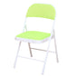 Modern Style Side Chair Open Back Folding Indoor Dining Chair Lemon Green Cotton 1 Piece Clearhalo 'Dining Chairs' 'Dining Tables & Seating' 'dining_chair' 'furn' 'furn_dining_chair' 'Furniture' 'furniture_dining_chair' 'Kitchen & Dining Furniture' 4978718