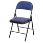 Modern Style Side Chair Open Back Folding Indoor Dining Chair Dark Blue Faux Leather 1 Piece Clearhalo 'Dining Chairs' 'Dining Tables & Seating' 'dining_chair' 'furn' 'furn_dining_chair' 'Furniture' 'furniture_dining_chair' 'Kitchen & Dining Furniture' 4978759