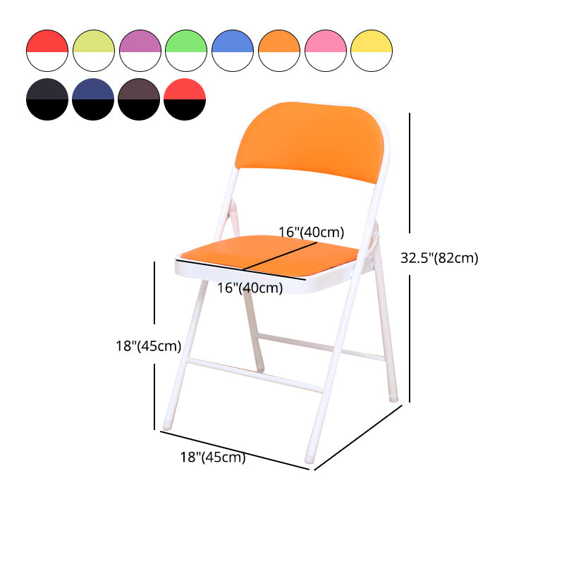 Modern Style Side Chair Open Back Folding Indoor Dining Chair Clearhalo 'Dining Chairs' 'Dining Tables & Seating' 'dining_chair' 'furn' 'furn_dining_chair' 'Furniture' 'furniture_dining_chair' 'Kitchen & Dining Furniture' 4978762