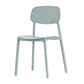 Scandinavian Plastic Kitchen Dining Chair Armless Open Back Chair Clearhalo 'Dining Chairs' 'Dining Tables & Seating' 'dining_chair' 'Furniture' 'furniture_dining_chair' 'Kitchen & Dining Furniture' 4978788