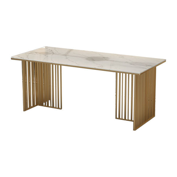 Luxury Dining Set 1/2/5 Pieces Sintered Stone Dining Table with Leather Chairs Clearhalo 'Dining Room Sets' 'Dining Tables & Seating' 'dining_room_set' 'furn' 'furn_dining_room_set' 'Furniture' 'furniture_dining_room_set' 'Kitchen & Dining Furniture' 4978967