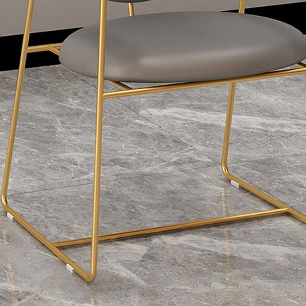 Luxury Dining Set 1/2/5 Pieces Sintered Stone Dining Table with Leather Chairs Clearhalo 'Dining Room Sets' 'Dining Tables & Seating' 'dining_room_set' 'furn' 'furn_dining_room_set' 'Furniture' 'furniture_dining_room_set' 'Kitchen & Dining Furniture' 4978970