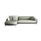 Ultra-Modern Pillow Top Arm Sofa Green and White Couch for Apartment 102"L x 71"W x 35"H Left Clearhalo 'furn' 'furn_sofas' 'Furniture' 'furniture_sofas' 'Living Room Furniture' 'Sofa' 'sofas' 4981904